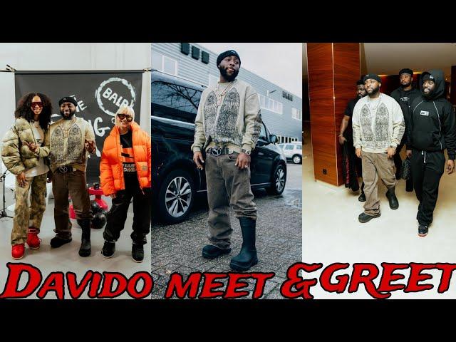 Highlights Of Davido Meet And Greet With His Amsterdam Fan's Live