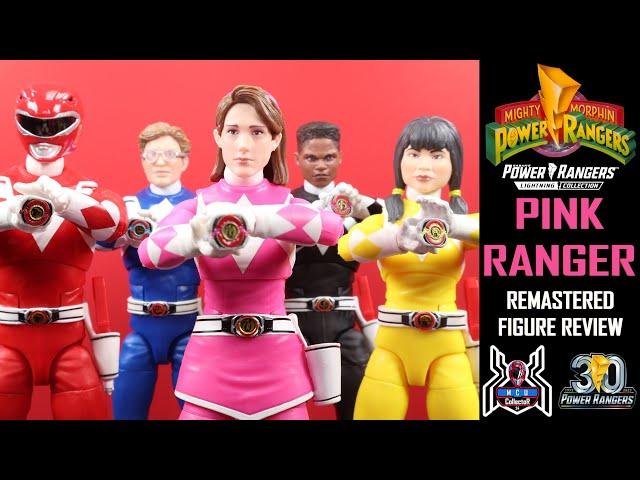 Power Rangers Lightning Collection Remastered MIGHTY MORPHIN PINK RANGER Kimberly MMPR Figure Review