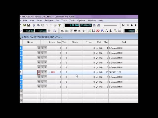 How to transpose a Midi File