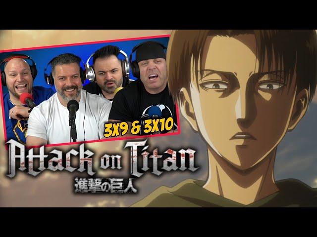 First time watching Attack on Titan reaction episodes 3x9 & 3x10 (Sub)