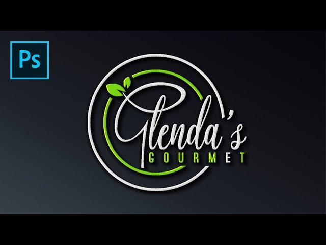 Logo design in adobe Photoshop | Professional logo making process in ps