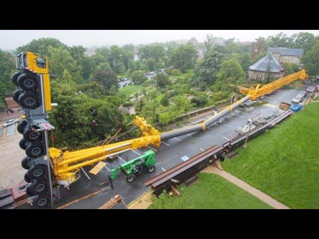 Incredible World Largest Load Crane & Idiots Crane Operation Skill. Fails Heavy Equipment Machines