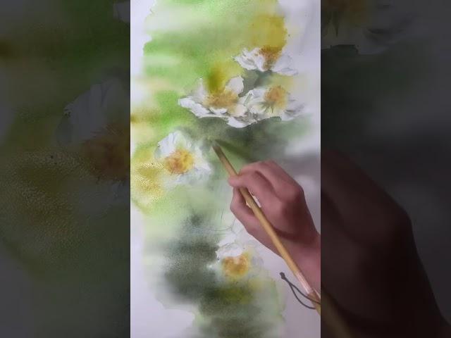 Flowers in watercolour