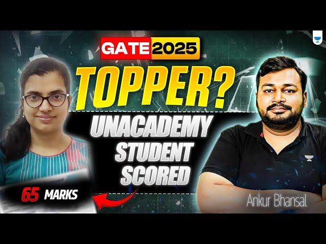 65 Marks in GATE 2025 TOPPER?? FOLLOWED THIS STRATEGY!! 