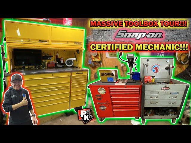 MASSIVE SNAP ON TOOLBOX TOUR!!! / 3 TOOLBOXES! #toolboxtour #snapon #tools #harborfreight #toolbox