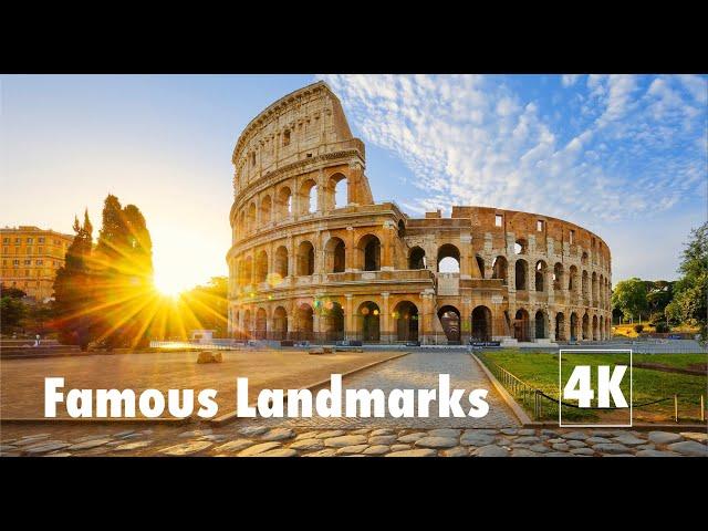 The Top Most Famous Landmarks in the World in 4K Ultra HD Drone Video