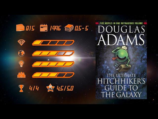 The Ultimate Hitchhiker's Guide To The Galaxy by Douglas Adams - Book Review