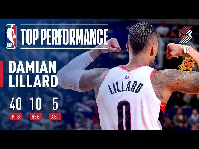 Damian Lillard Drops 40 & Hits Game Winner in Phoenix! | February 24, 2018