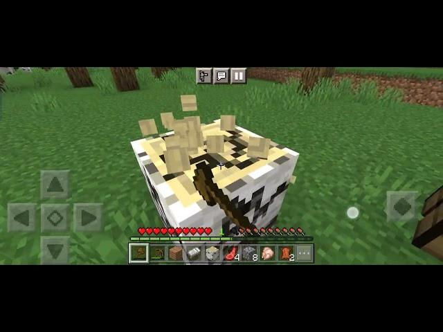 playing Minecraft/in the brand new world/found diomond