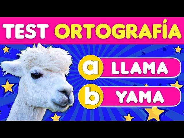 Test de ORTOGRAFÍA y GRAMÁTICA  Preguntas de Ortografía | Trivial Ortografía