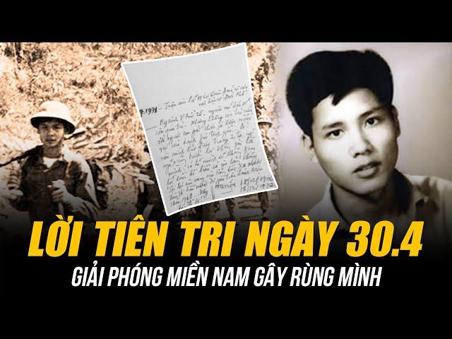 LỜI TIÊN TRI NGÀY GIẢI PHÓNG ĐẤT NƯỚC GÂY RÙNG MÌNH | NGƯỜI LÍNH ĐỔI TUỔI 20 LẤY HÒA BÌNH TỔ QUỐC
