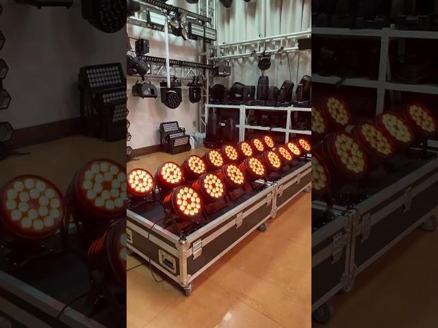 Powering Up the 18pcs 10W 4 in 1 LED Flat Par Light A Complete Walkthrough