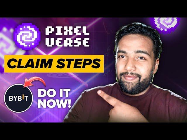 PIXELVERSE Withdrawal Started in ByBit: Pixel Tap Claiming  Steps to  GetPixelVerse  Airdrop