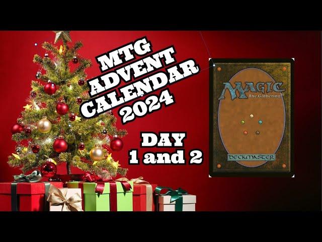 MTG | Magic: The Gathering UNL Advent Calendar 2024 Day 1 and 2!