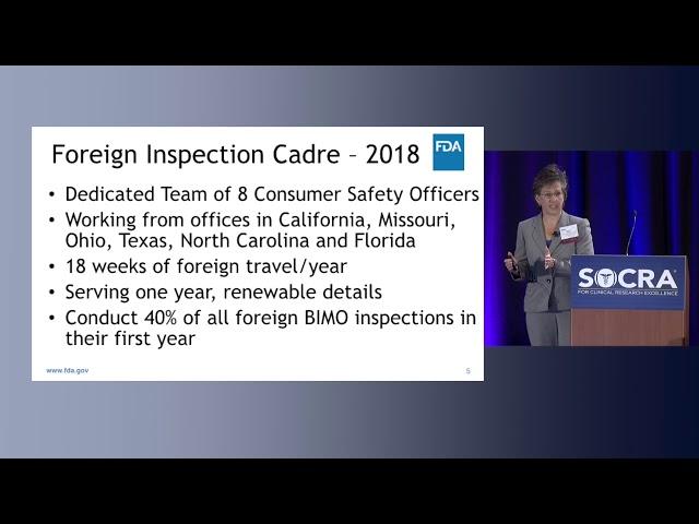 FDA’s Bioresearch Monitoring Program - Foreign Inspections and Program Updates