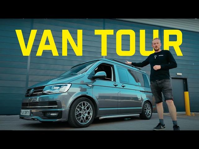 VAN TOUR | Luxury VW T6 Campervan - Full Walkthrough + Build Timelapse