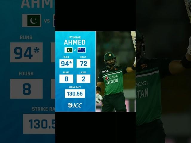 #PAKvNZ ODI, Iftikhar Ahmed played a knock for the ages  More