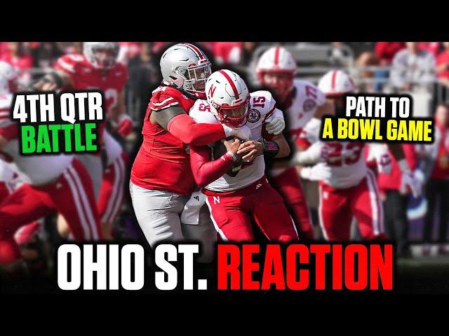 REACTING TO NEBRASKA'S 4 POINT LOSS @ OHIO STATE & OUTLOOK FOR THE SEASON