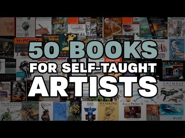 50 Books to learn Art Fundamentals - Drawing, Painting, and Design - From Beginner to Advanced