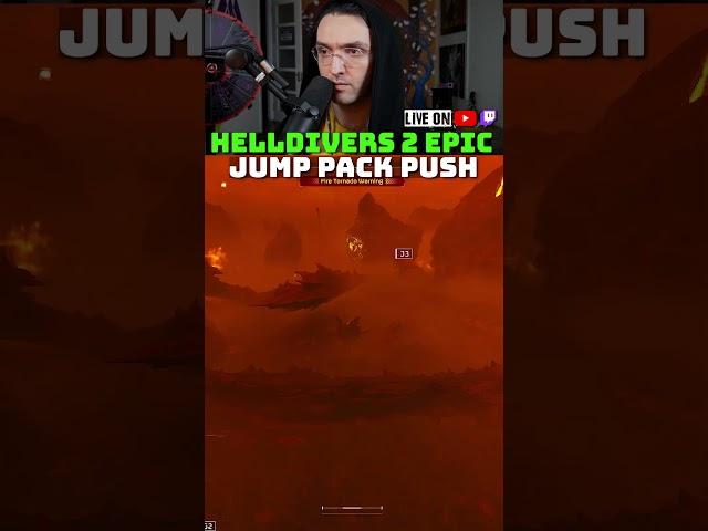 JUMP PACK IS OVERPOWERED I PROMISE...  #helldivers2 #gaming