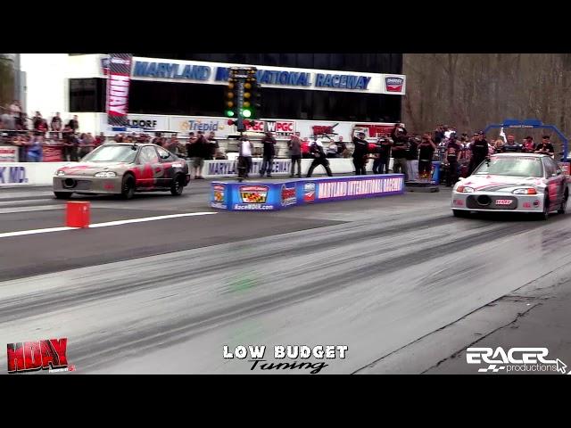 HDay 2019 All Motor Finals | Side by Side 9.52 @ 145mph | ERacer Productions