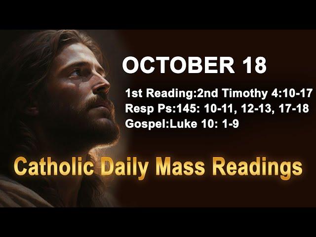 Catholic Daily Mass Readings for today I Friday October 18 2024