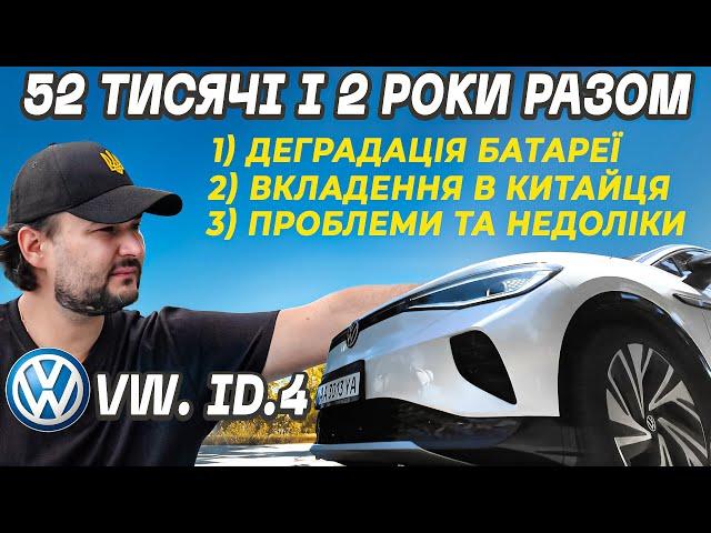 Розвалився за 50 тисяч? Звіт про VW ID.4 за 2 роки та 50 тисяч пробігу | Деградація батареї VW ID 4