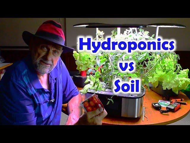 Hydroponics vs Growing in Soil &&& Letpot Max garden vs No-name Aerogarden