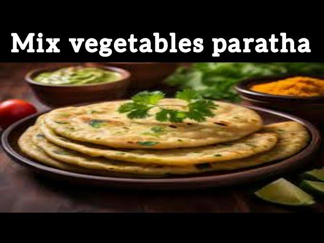 Healthy & Tasty Breakfast Recipe | Vegetables Paratha With Anardana Chutney | RR Daily Cooking |