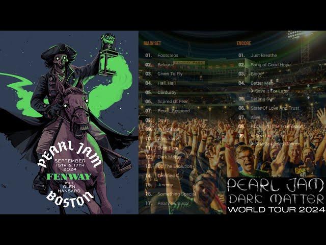 Pearl Jam - 2024 - Boston, MA - September 15th - Full Live Show - Fenway Park - Dark Matter