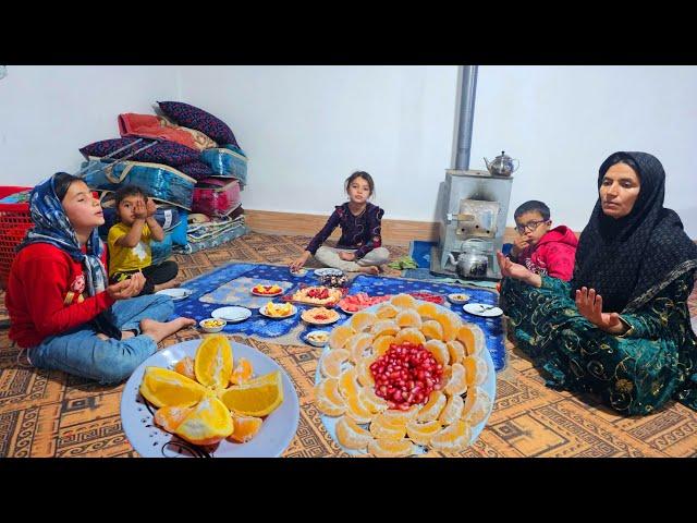 Happy Yalda Night : Sakineh's Family's Celebration at Their Home