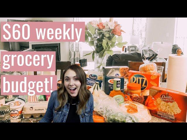 HOW WE SPEND $60 A WEEK ON GROCERIES