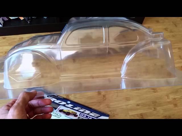 Pro-Line Racing Baja Bug Clear Body Kit Unboxing