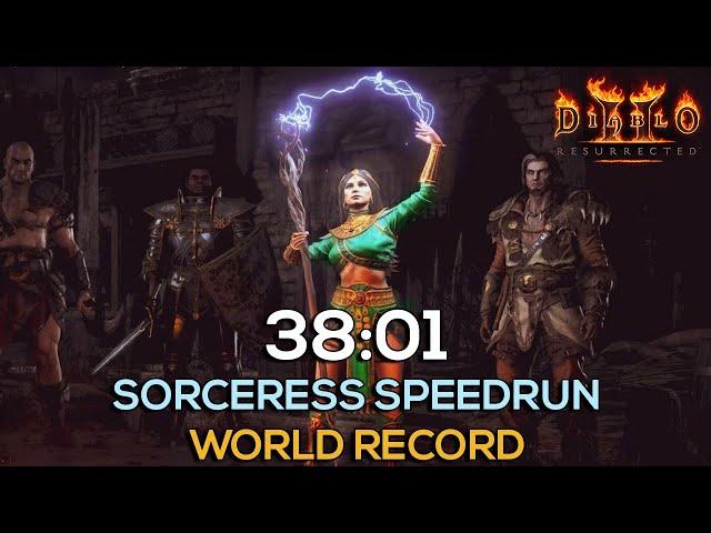 ROAD TO SUB 35 - WORLD'S FASTEST SORCERESS SPEEDRUN - 38:01 IGT | 40:10 RTA | DIABLO 2 RESURRECTED