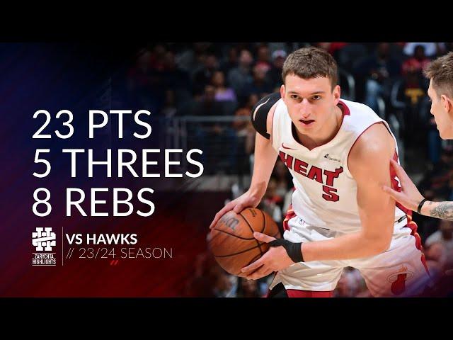 Nikola Jovic 23 pts 5 threes 8 rebs vs Hawks 23/24 season