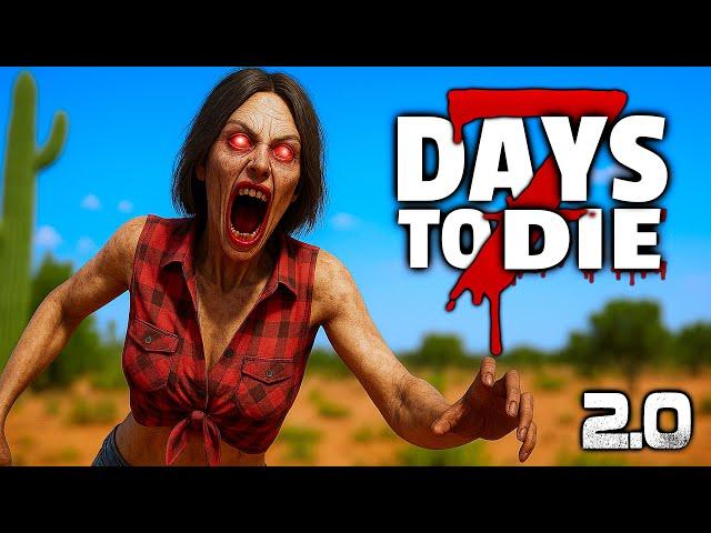 Can A SOLO Noob SURVIVE  7 Days to Die 2.0?!