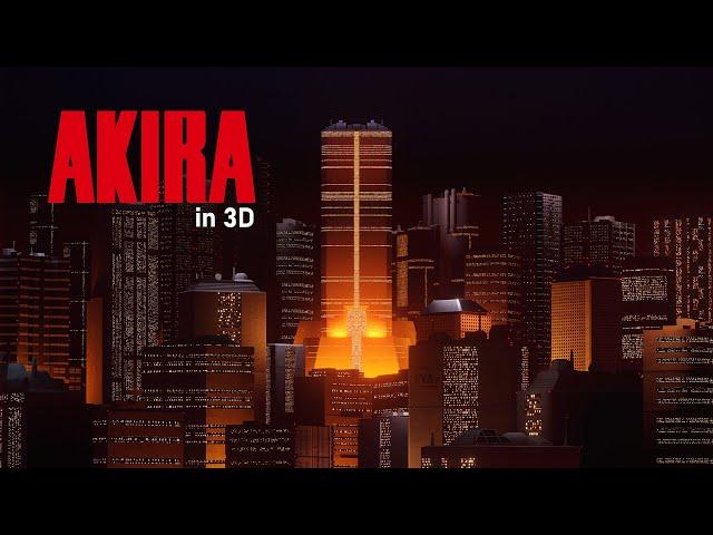 AKIRA in 3D (4k)