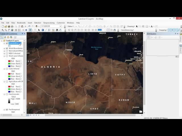 Remote Sensing in ArcMap Tutorial 10b: Streaming and Displaying Landsat Imagery