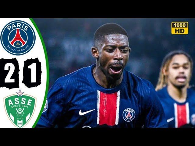 PSG vs Saint Etienne 2-1 Highlights & All Goals 2025 HD