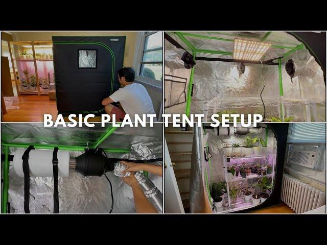 #133 : Basic Grow Tent Setup for Plant Propagations Indoor | VIVOSUN Grow Tent Kit