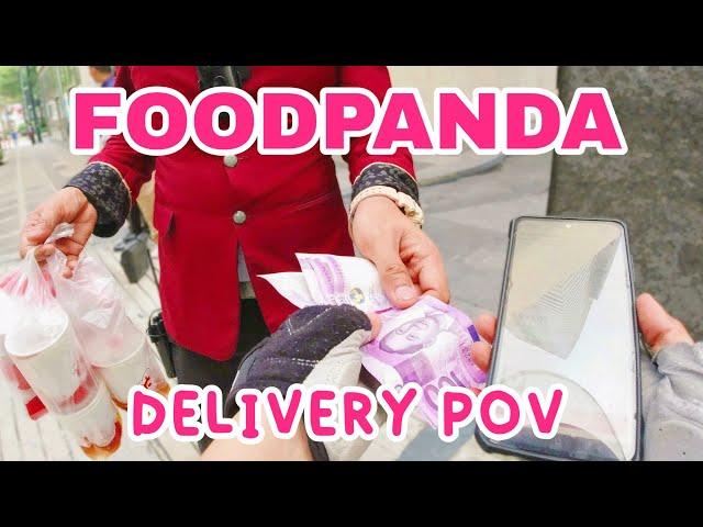  FOODPANDA RIDER DELIVERY POV : FOODPANDA FARE NO BATCH SAHOD | LADY RIDER | BGC GIG HUSTLE