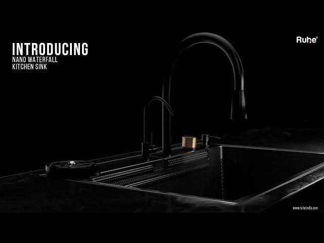 Nano Waterfall Sinks: The Future of Kitchen Design | Waterfall Kitchen Sink | Ruhe