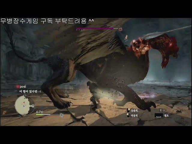 52, 드래곤즈 도그마, Dragon's Dogma, 보스전!!!, #드래곤즈도그마 #무병장수게임