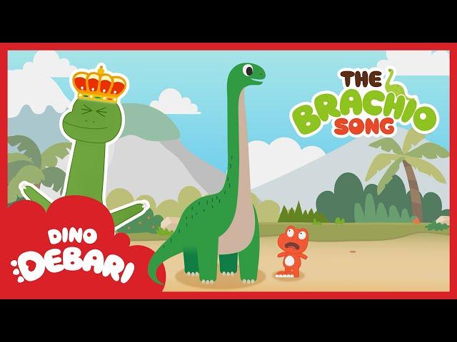 A long-necked prince of the Jurassic Period | The Brachiosaurus Song | DebariTV