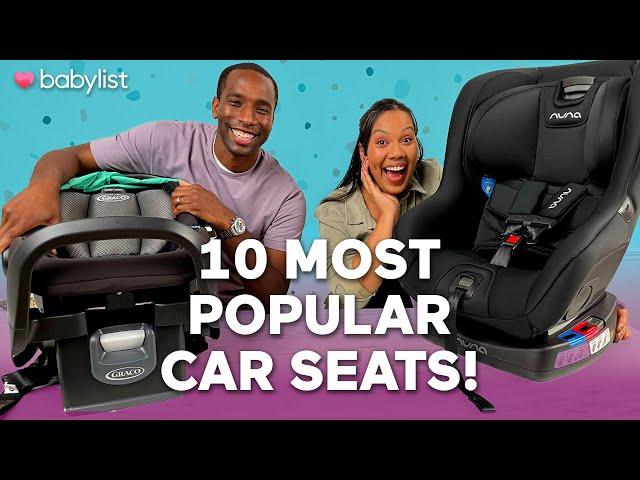 Trying the Top 10 MOST REGISTERED Car Seats of 2022! *Graco, Nuna & more!*