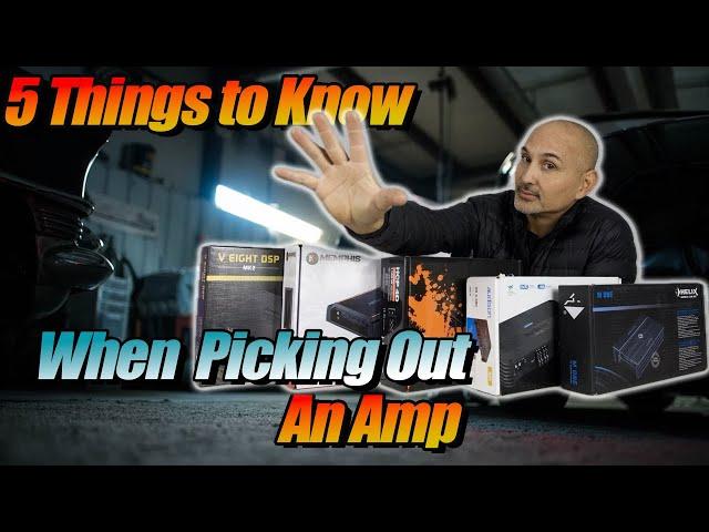 How to Choose a Car Stereo AMP (and not get ripped off)