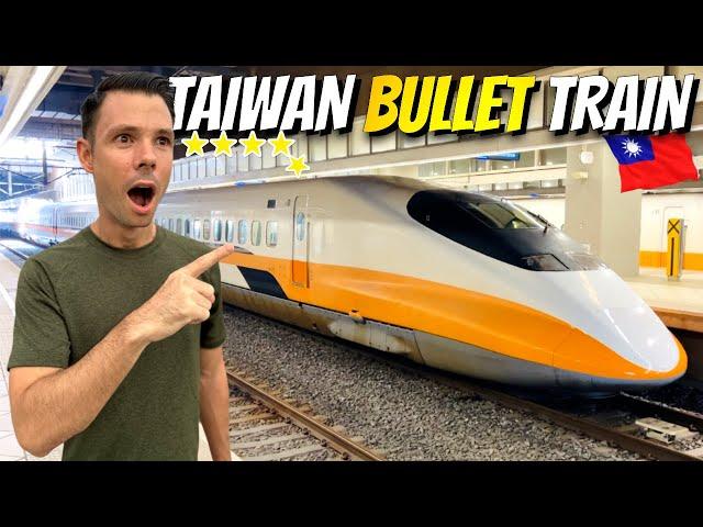 Riding Taiwan's FASTEST Bullet Train From Taipei to Kaohsiung 台湾 