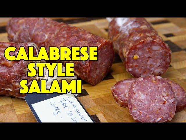 Calabrese Style Dry Cured Salami Recipe - Glen And Friends Cooking - How To Make Salami At Home