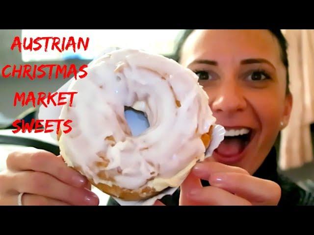 TRYING AUSTRIAN CHRISTMAS MARKET SWEETS /PETRYNA