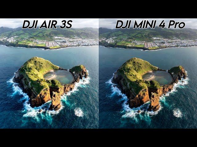 DJI Air 3S vs DJI mini 4 Pro camera test comparison